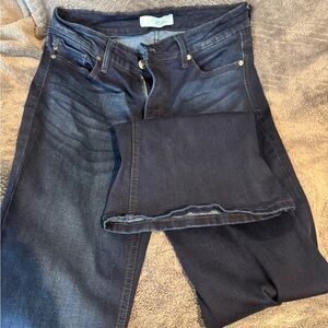 KanCan Women's Deep Indigo Boot Cut Jeans